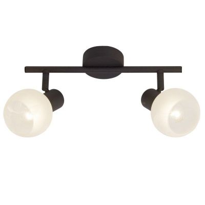 Faretto da soffitto marrone in vetro, Bertus