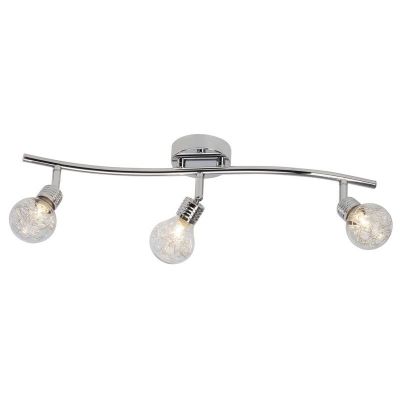 Faretto da soffitto cromato in vetro, Joleyn