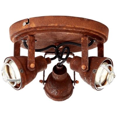 Faretto da soffitto color ruggine industriale, Abyga