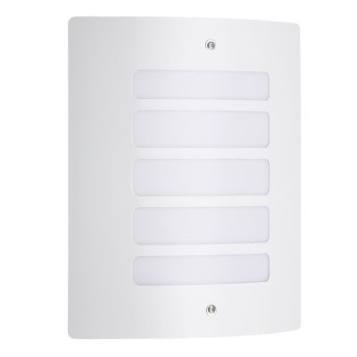 Lampada da esterno bianca metallo, Alea, IP44