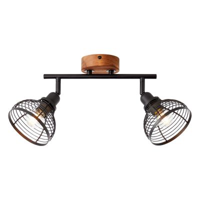 Faretto da soffitto in legno marrone, Willard