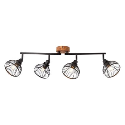Faretto da soffitto in legno marrone, Willard