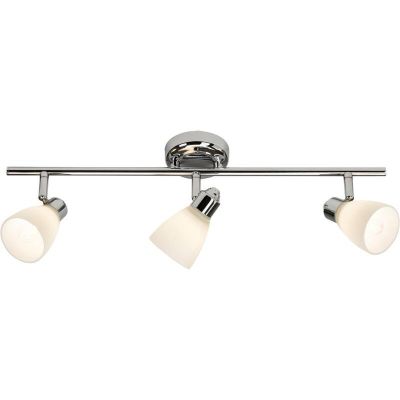 Faretto da soffitto cromato metallo, Josefa, IP44
