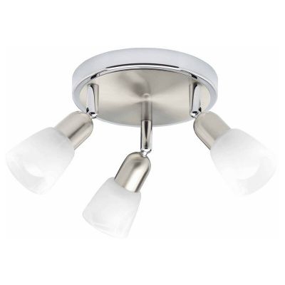 Faretto da soffitto cromato metallo, Ingo
