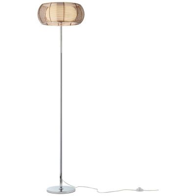 Lampada da terra di bronzo moderna, Amela, con interruttore