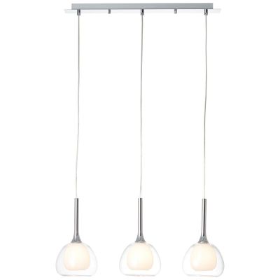 Lampada a sospensione cromata moderna, Emmelien
