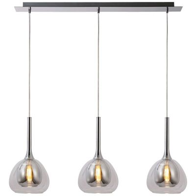 Lampada a sospensione cromata moderna, Emmelien