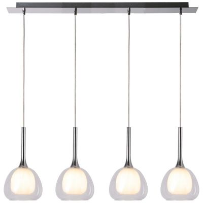 Lampada a sospensione cromata moderna, Emmelien