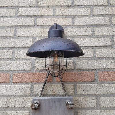 Lampada da esterno color ruggine industriale, Jaymiley, IP44
