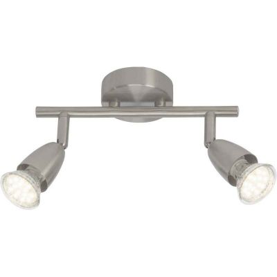 Lampada da soffitto cromata metallo, Keysha, 3W, 3000K LED