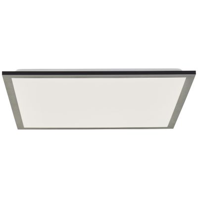 Plafoniera a pannello LED nera moderna, Usman, 24W, 4000K LED