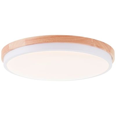Lampada da soffitto in legno moderna, Marloes, 24W, 3000K LED, dimmer in 3 fasi