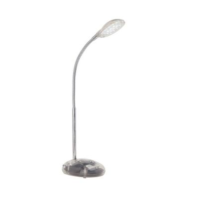 Lampada da scrivania trasparente in plastica, Marenthe, 2W, 6000K LED, con interruttore