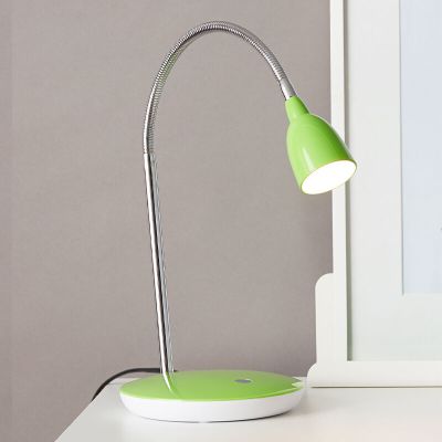 Lampada da scrivania verde in plastica, Kit, 3W, 3000K LED, con interruttore
