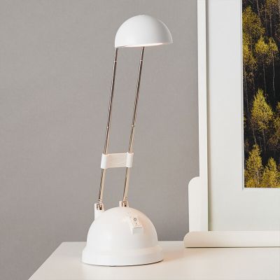 Lampada da scrivania bianca moderna, Louna, 6W, 2700K LED, con interruttore