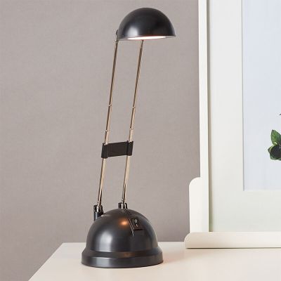 Lampada da scrivania nera moderna, Louna, 6W, 2700K LED, con interruttore