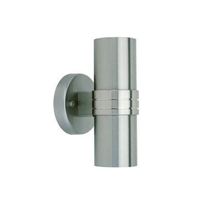Lampada da esterno cromata moderna, Jaycie, 3W, 3000K LED, IP44