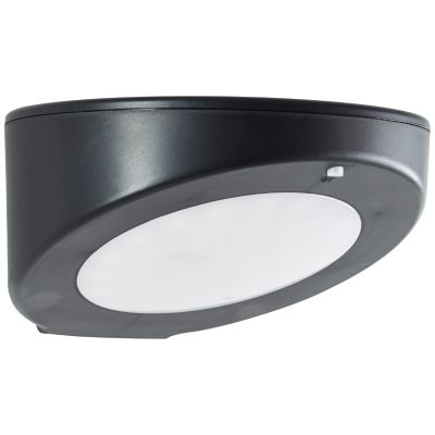 Applique da esterno solare nera moderna, Winesh, 3W, 4000K LED, IP44