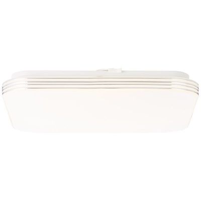 Lampada da soffitto bianca design, Isa, 24W, 3000K LED