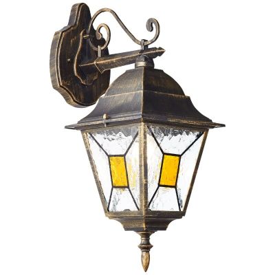 Lampada da esterno color ruggine classica, Levinus, IP44