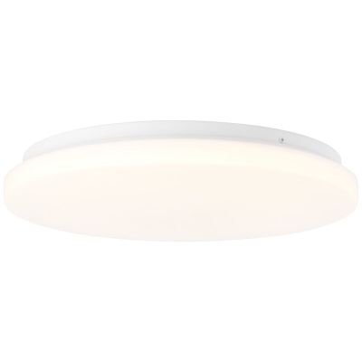 Plafoniera bianca in plastica, Julie, 18W, 3000K LED