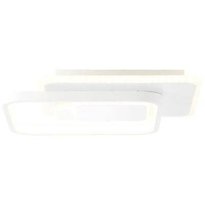 Lampada da soffitto bianca moderna, Ramiz, 24W, 3000K LED