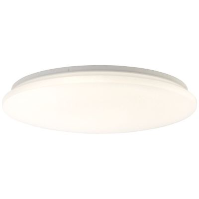 Plafoniera bianca in plastica, Julie, 36W, colore regolabile LED, con telecomando