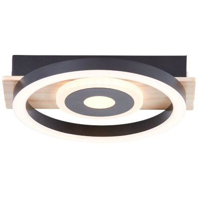 Plafoniera marrone design, Konrad, 9W, 3000K LED