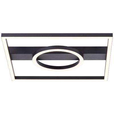 Plafoniera nera design, Konrad, 20W, 3000K LED
