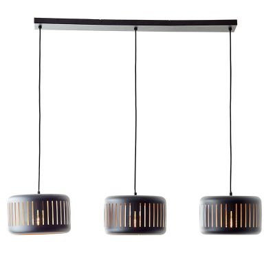 Lampada a sospensione nera industriale, Veronika