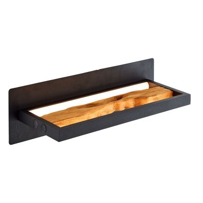 Applique da parete marrone rustica, Raynor, 9,5W, 3000K LED
