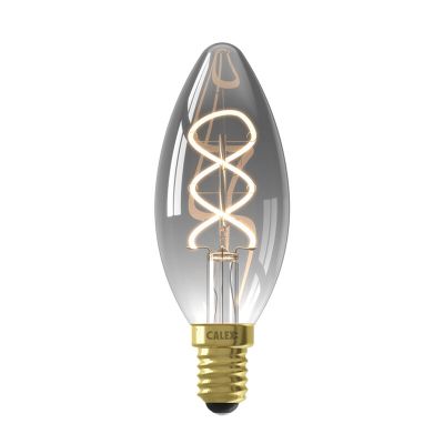 Calex lampadina a candela LED E14 regolabile 4W, 1800K