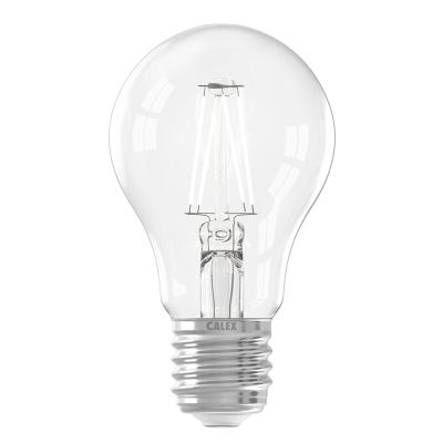Calex lampadina a filamento LED E27 4W, 2700K, con sensore crepuscolare