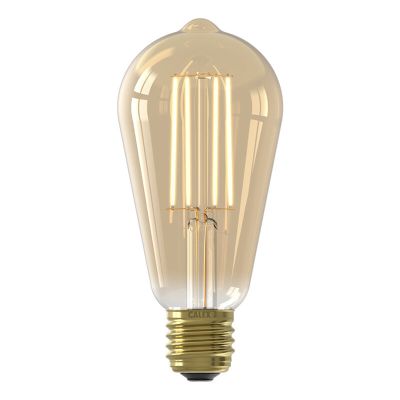 Calex lampadina Edison LED E27 regolabile ambra, 4,5W, 2100K