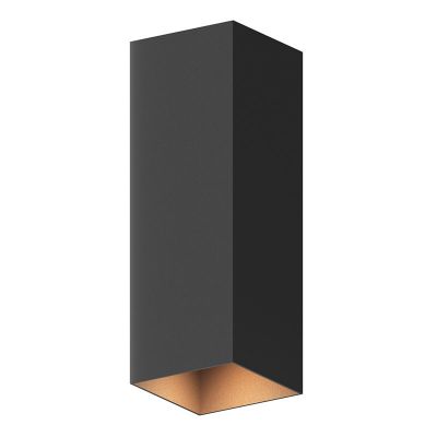 Lampada da parete up down nera in alluminio, Dion, 8W, 3000K LED, IP54