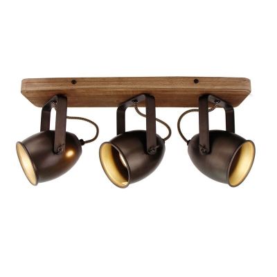Faretto da soffitto nero vintage, Chanice