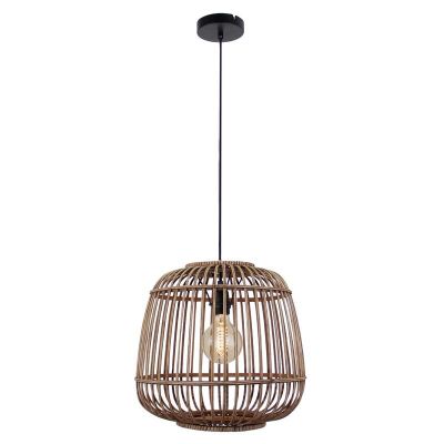 Lampada a sospensione marrone rustica, Cherine