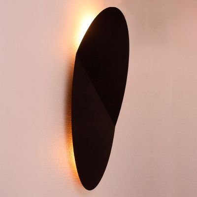 Applique da parete nera moderna, Lizan