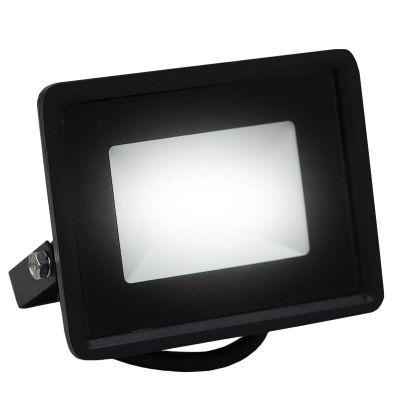 Riflettore nero in plastica, Boaz, 10W, 6500K LED, IP66