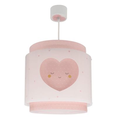 Lampada a sospensione per bambini rosa in plastica, Dreams