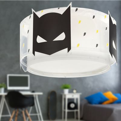 Lampada da soffitto per bambini nera in plastica, Hero