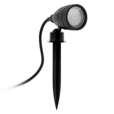 Faretto da giardino nero in plastica, Judy, IP44