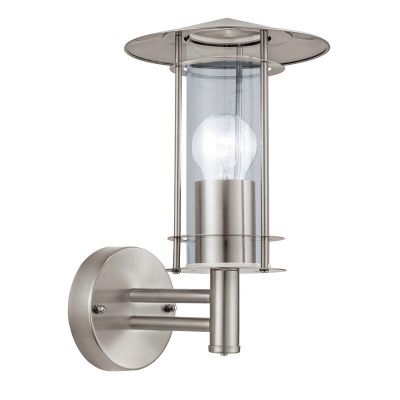 Lampada da esterno argenta in acciaio inossidabile, Arabella, IP44