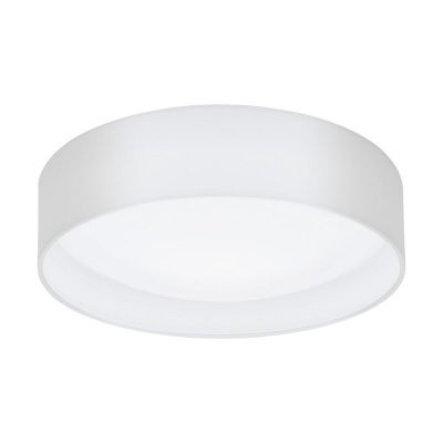 Plafoniera bianca in tessuto, Abano, 12W, 3000K LED