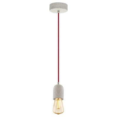 Lampada a sospensione grigia metallo, Christel