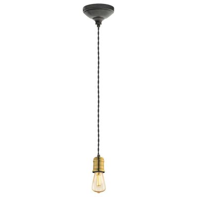 Lampada a sospensione dorata metallo, Christel