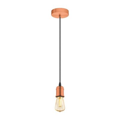 Lampada a sospensione in rame metallo, Christel