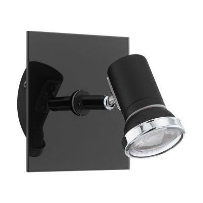 Faretto da soffitto cromato in acciaio, Jasmijn, IP44