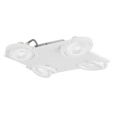 Faretto da soffitto bianco in alluminio, Gerard, 5W, 3000K LED