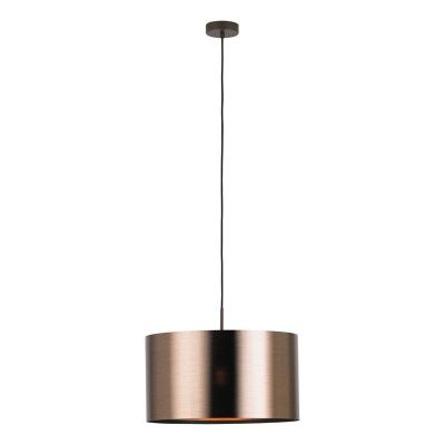 Lampada a sospensione marrone in plastica, Noor